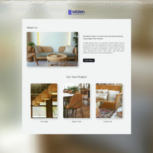 widen webstudio - desain website ekspor, desain website furniture